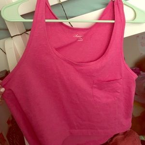 Pink crop top