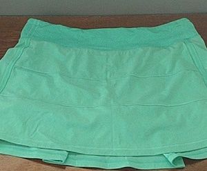 Lululemon aqua skort