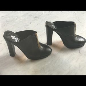 Opening Ceremony Slip In Wide Heel w/ Tassle