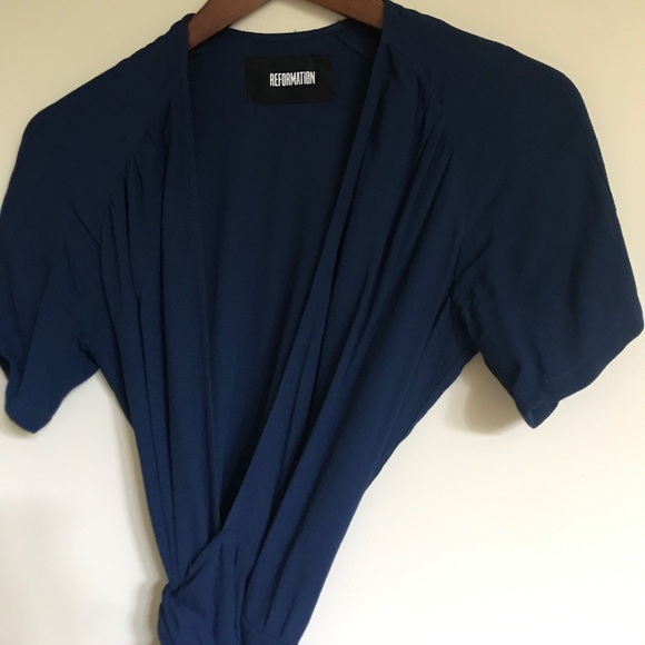 Reformation - Navy - Hadley Dress - XS - Picture 4 of 6