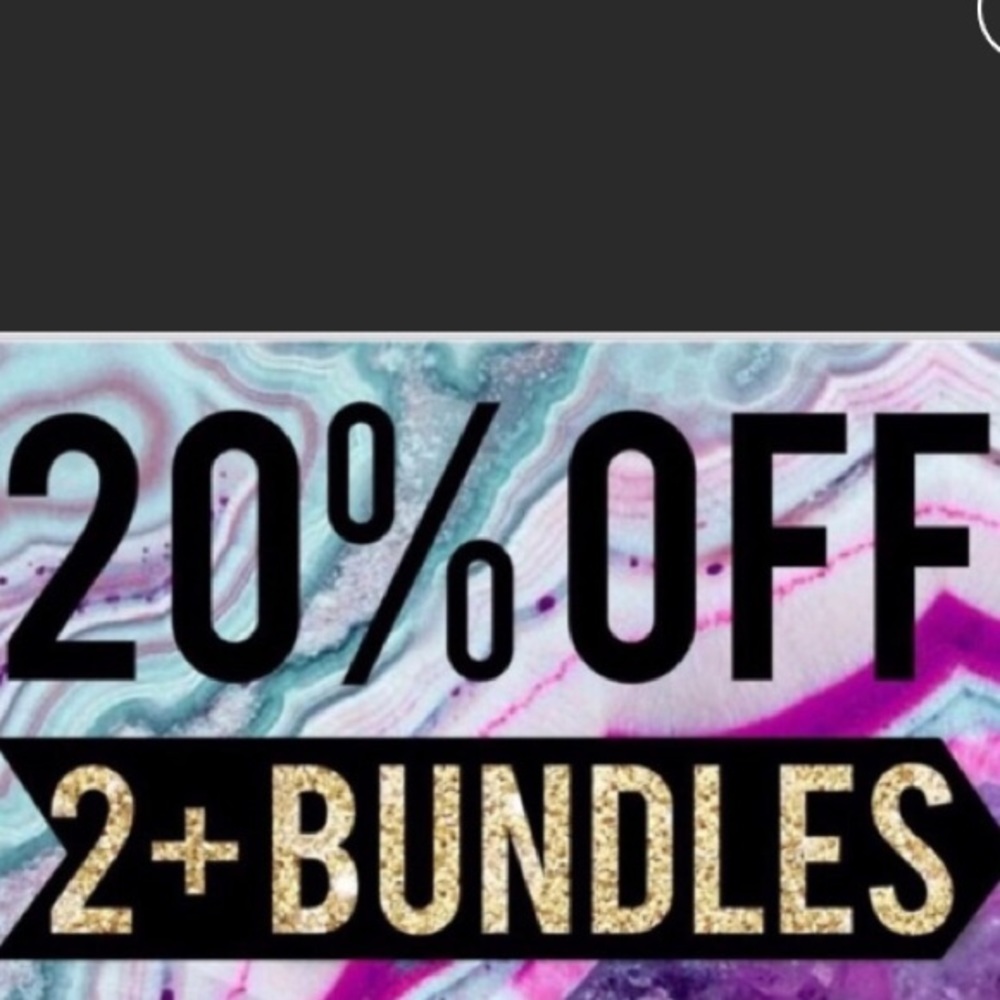 20% off bundles of 2 or more items!
