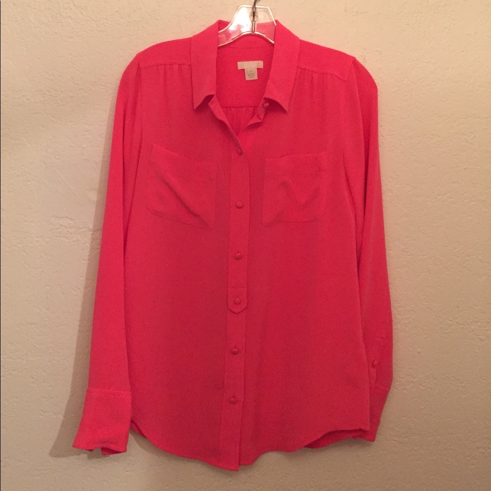 100% silk JCrew button down