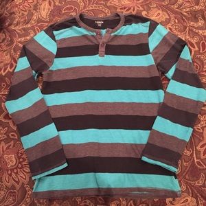 Carbon Striped Long Sleeve Tee