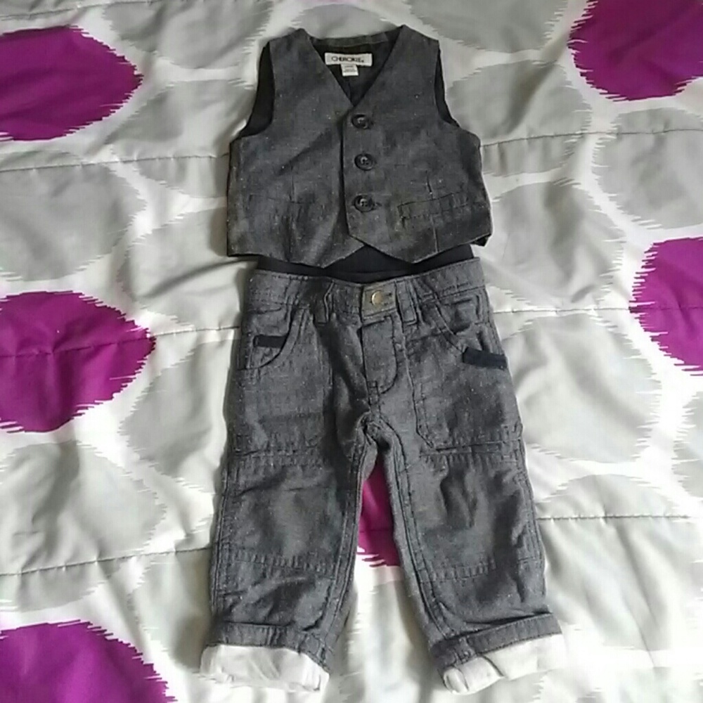 Vest and slacks