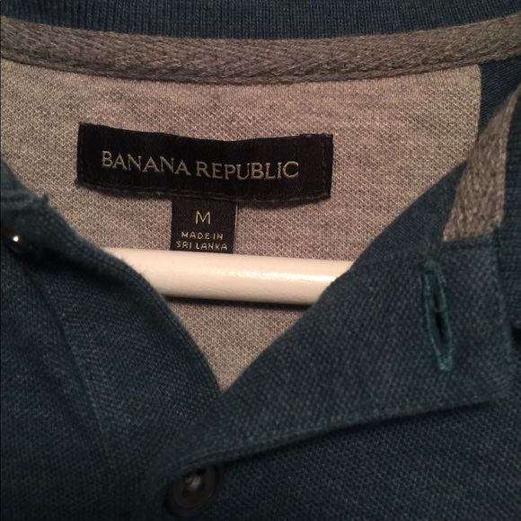 Banana Republic Blue Polo (medium) - Picture 2 of 2