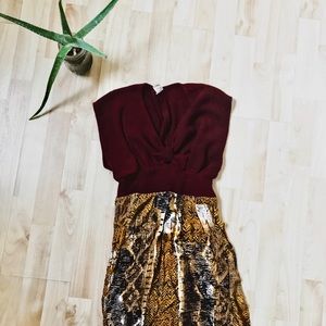 Urban Outfitters Tribal Print and Wool Dress
