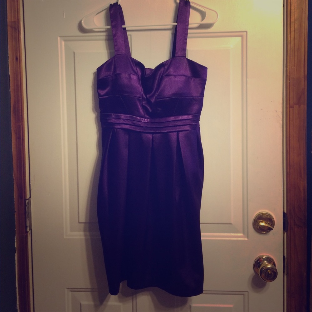 Purple Cocktail Dress