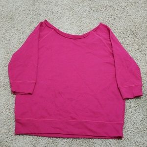 Fabletics pink sweatshirt