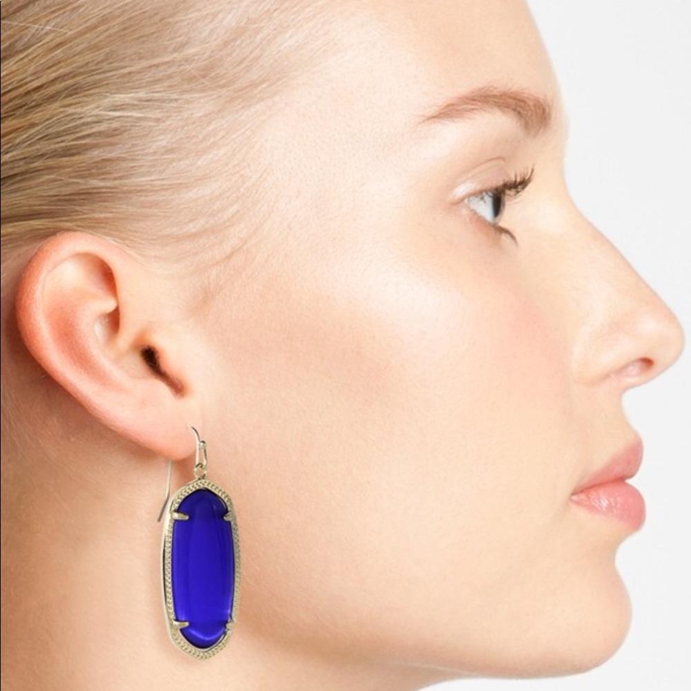 Kendra Scott Elle Drop Earrings in Cobalt