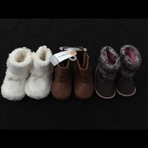 Baby Girl Boots Bundle Size 6-12 months