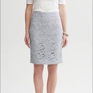 Banana Republic Lace Pencil Skirt