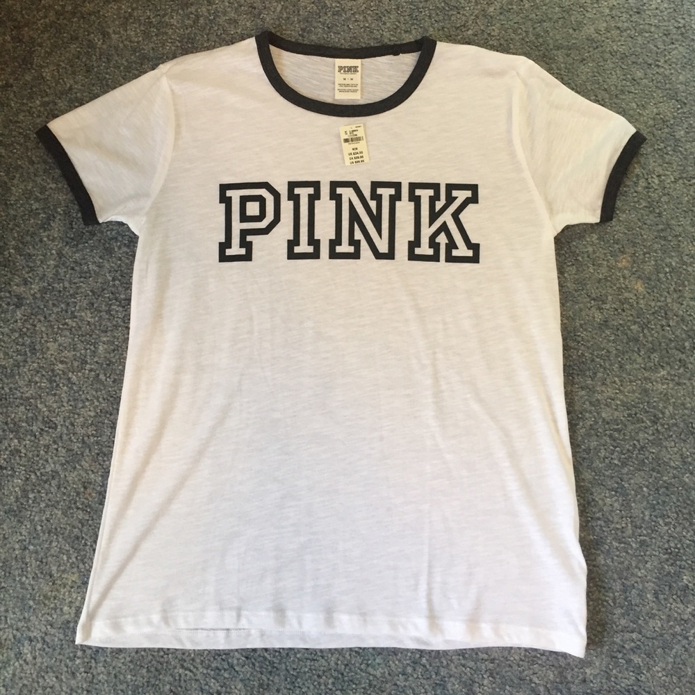 NWT PINK tee size medium