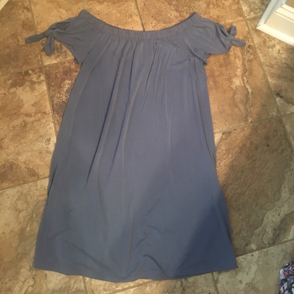SOLD Soft off the shoulder dress