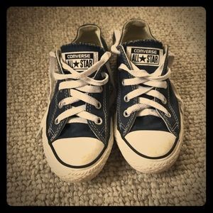 Boys navy blue Converse, size 12.5