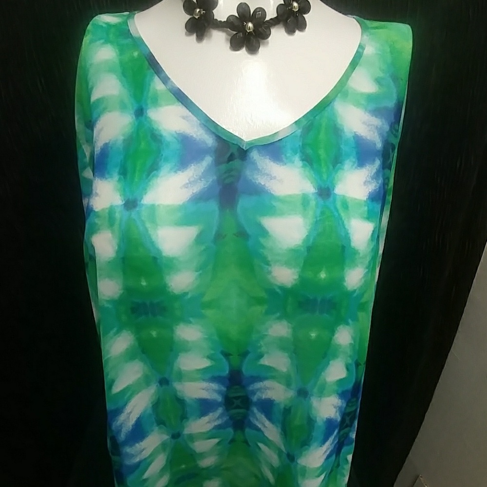 Deb tie dye blouse