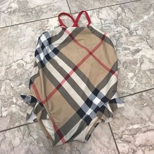 Girls Burberry swim suit