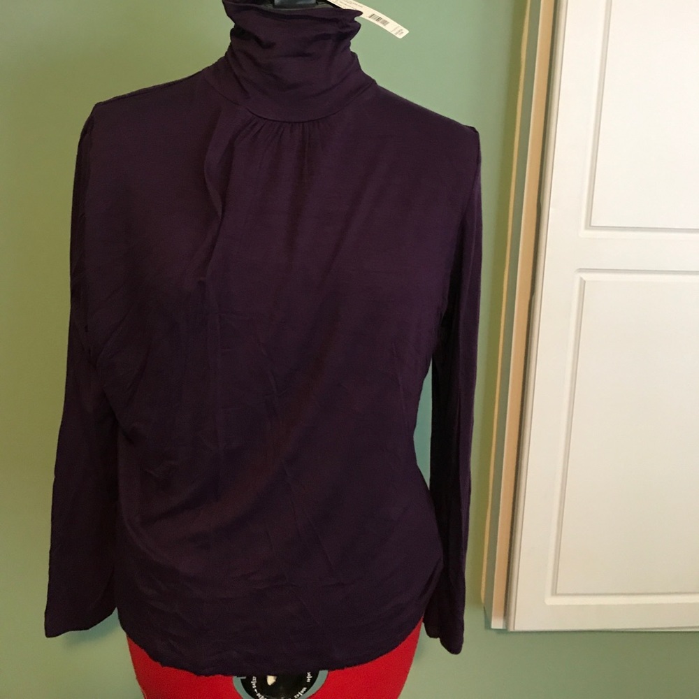 Top turtle neck Purple size XL