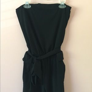 WHITE HOUSE BLACK MARKET strapless romper
