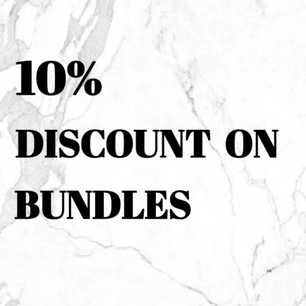 10% Bundle Discount (ON 3+ ONLY)