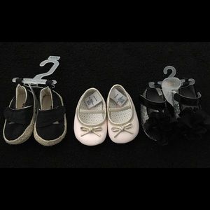 NWT Size 1 baby girl shoe bundle