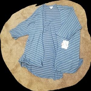 Blue/white Lularoe Lindsey
