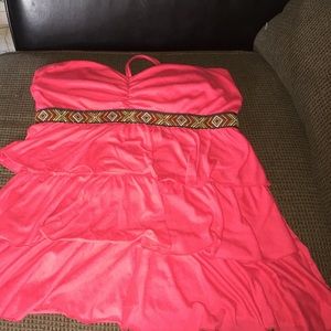 Cute pink shirt, nice for the summer.