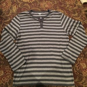 Carbon Striped Long Sleeve Tee