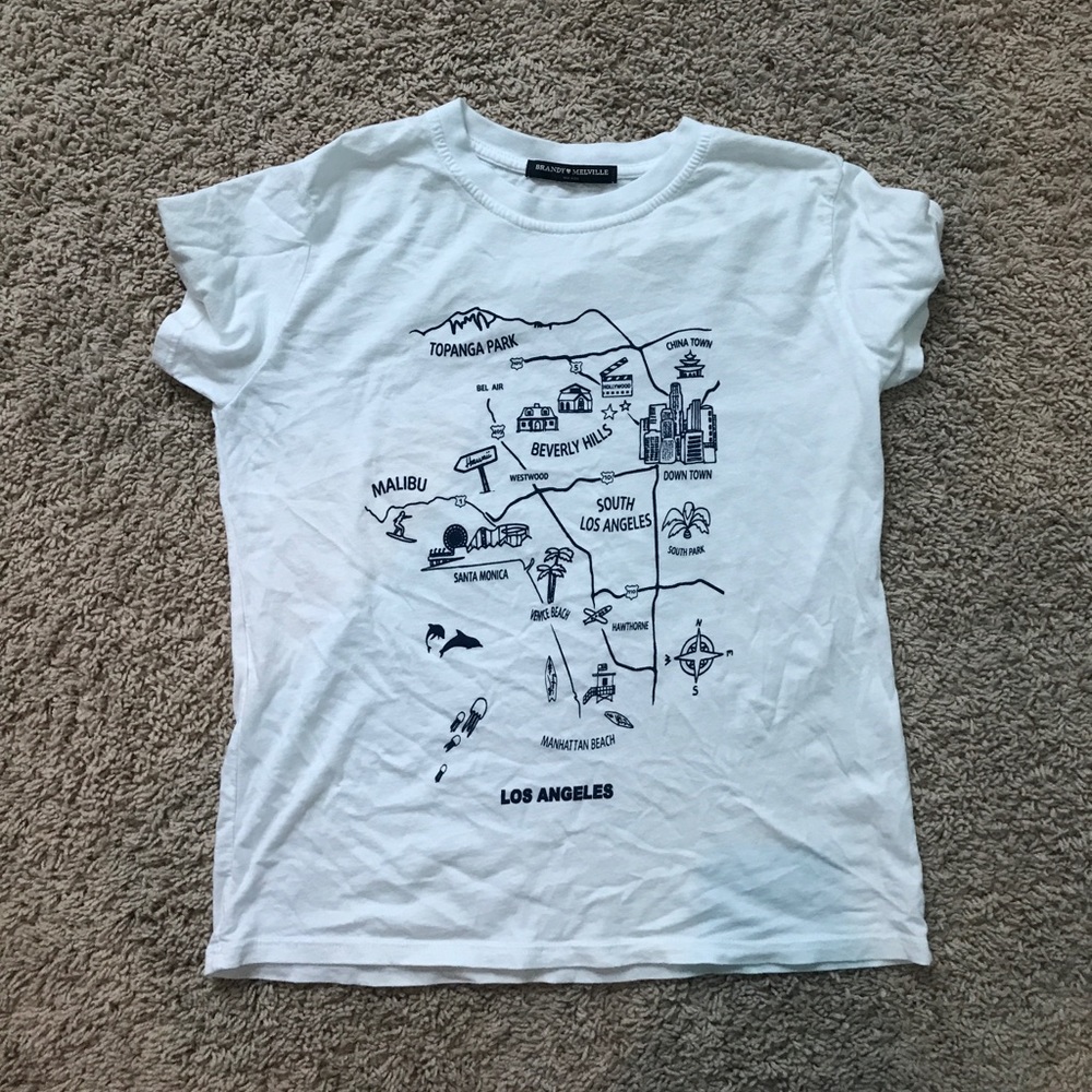 Brandy Melville LA Crop Top