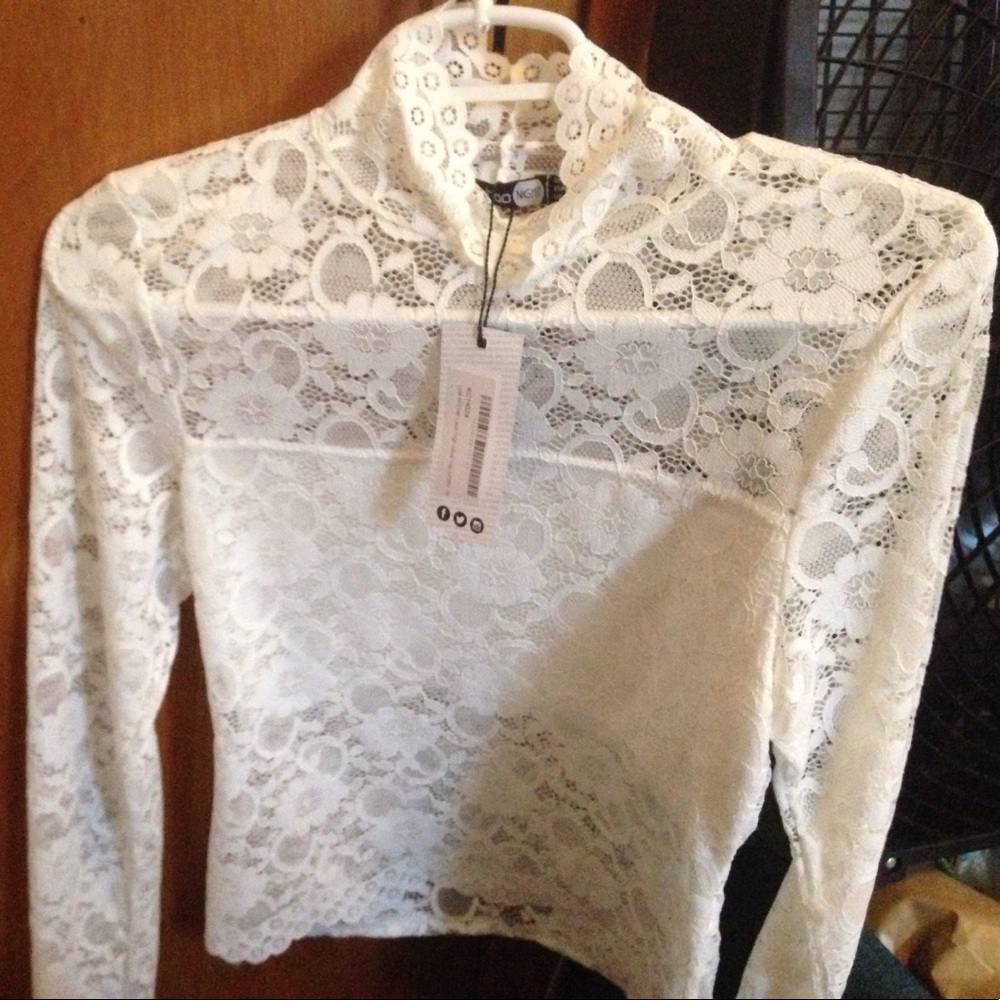 High neck top
