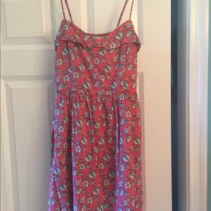 Floral dress with birds