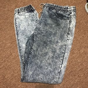 Men's jean joggers
