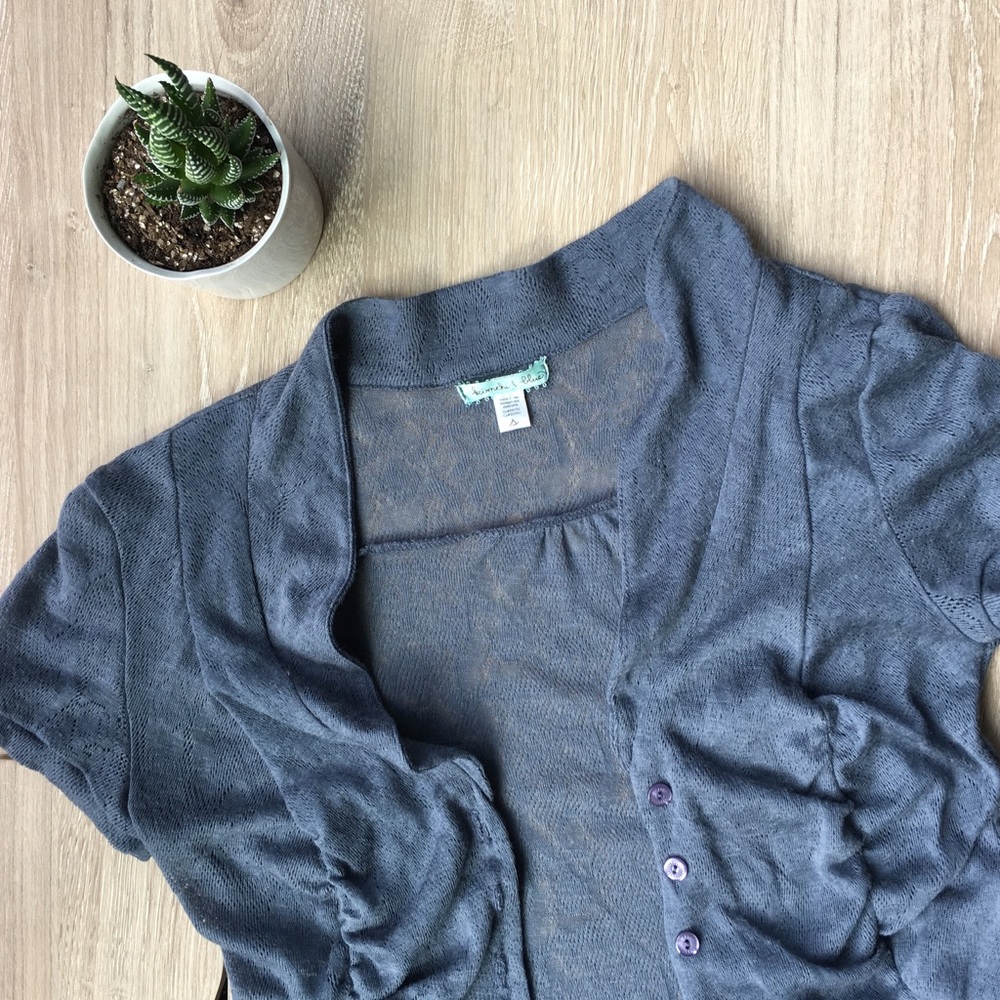 Kimchi Blue short sleeve cardigan