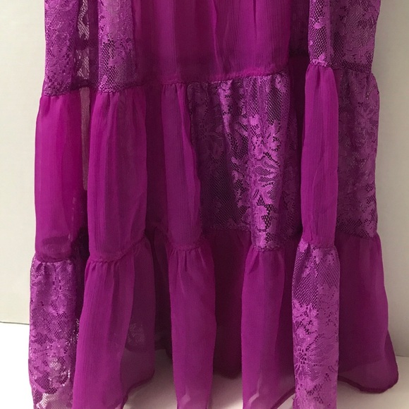 Free People cute intimate purple sheer dress! - Picture 5 of 8