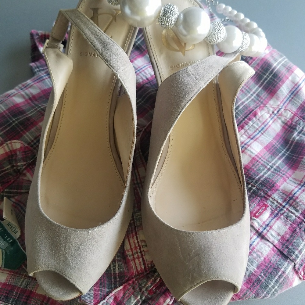 Vince Camuto Peep Toe Shoes