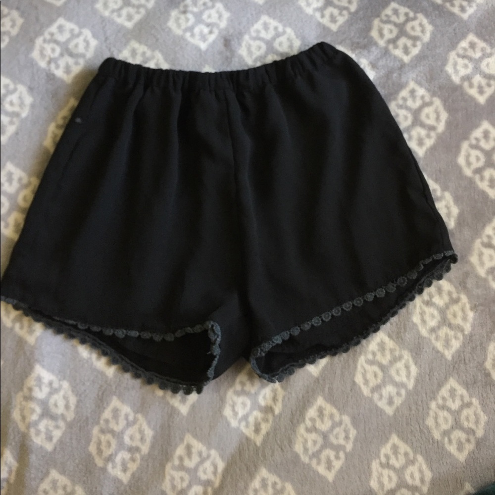 Black lace brandy Melville shorts