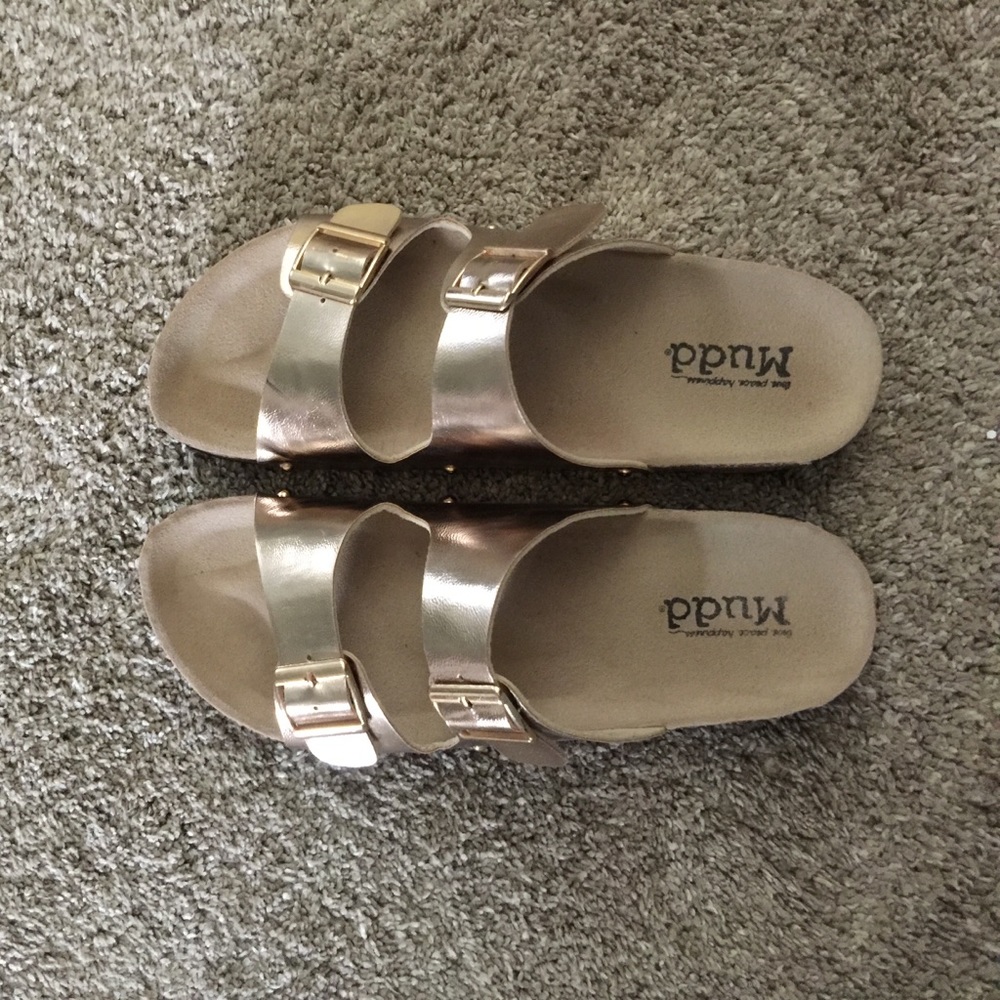 Gold sandals