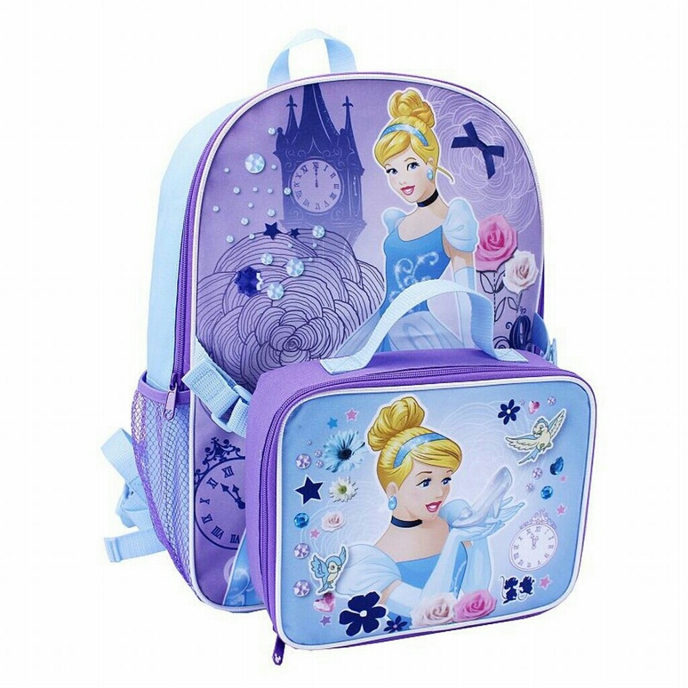 Cinderella bookbag and lunchbox