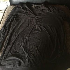 Black long sleeve blouse