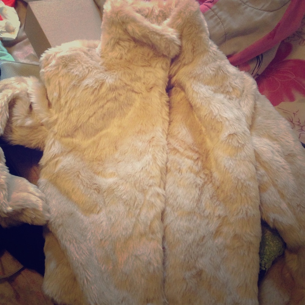 Furry winter coat