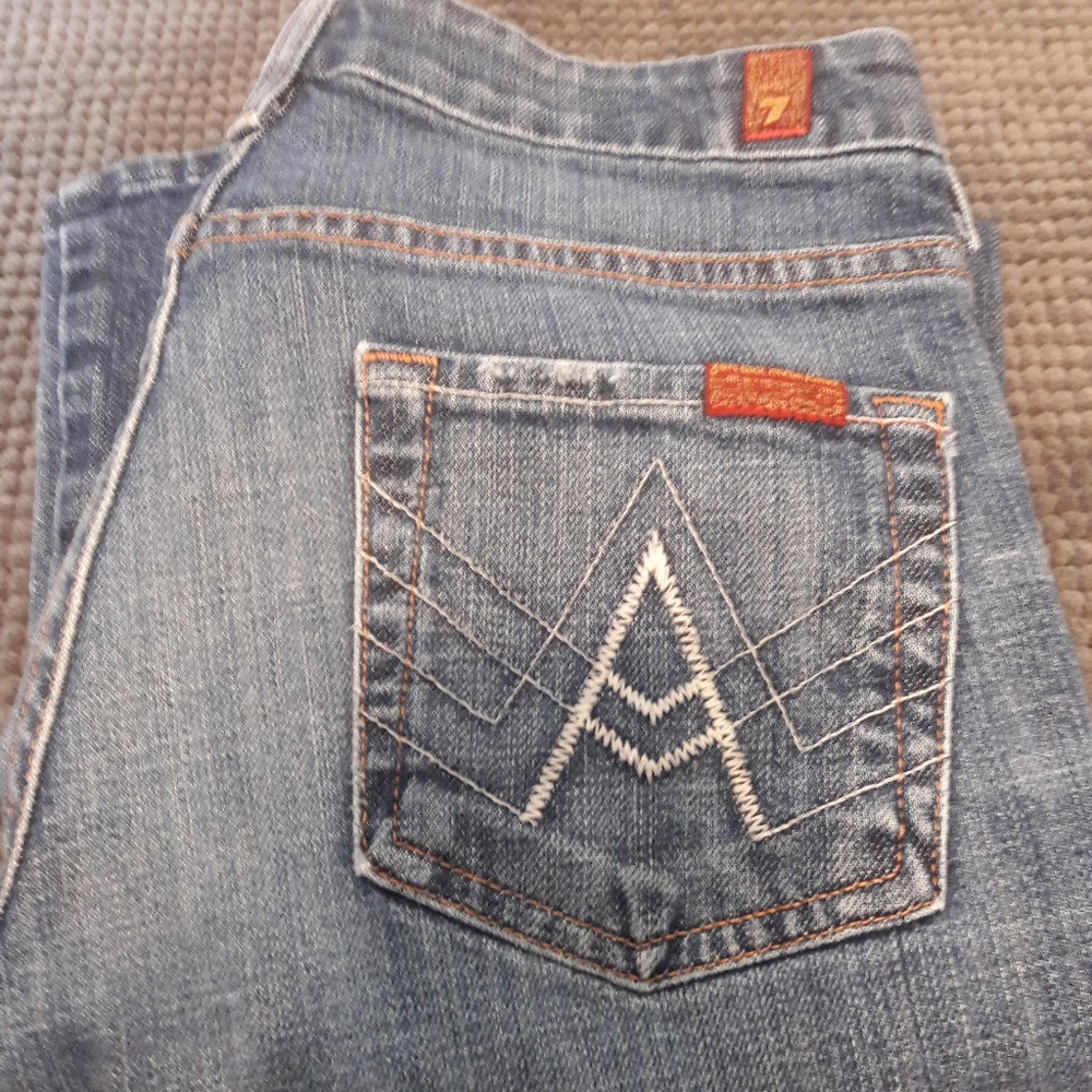 7 for ALL ManKind "A" pocket jeans