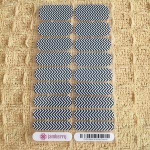 Jamberry Black and White Chevron