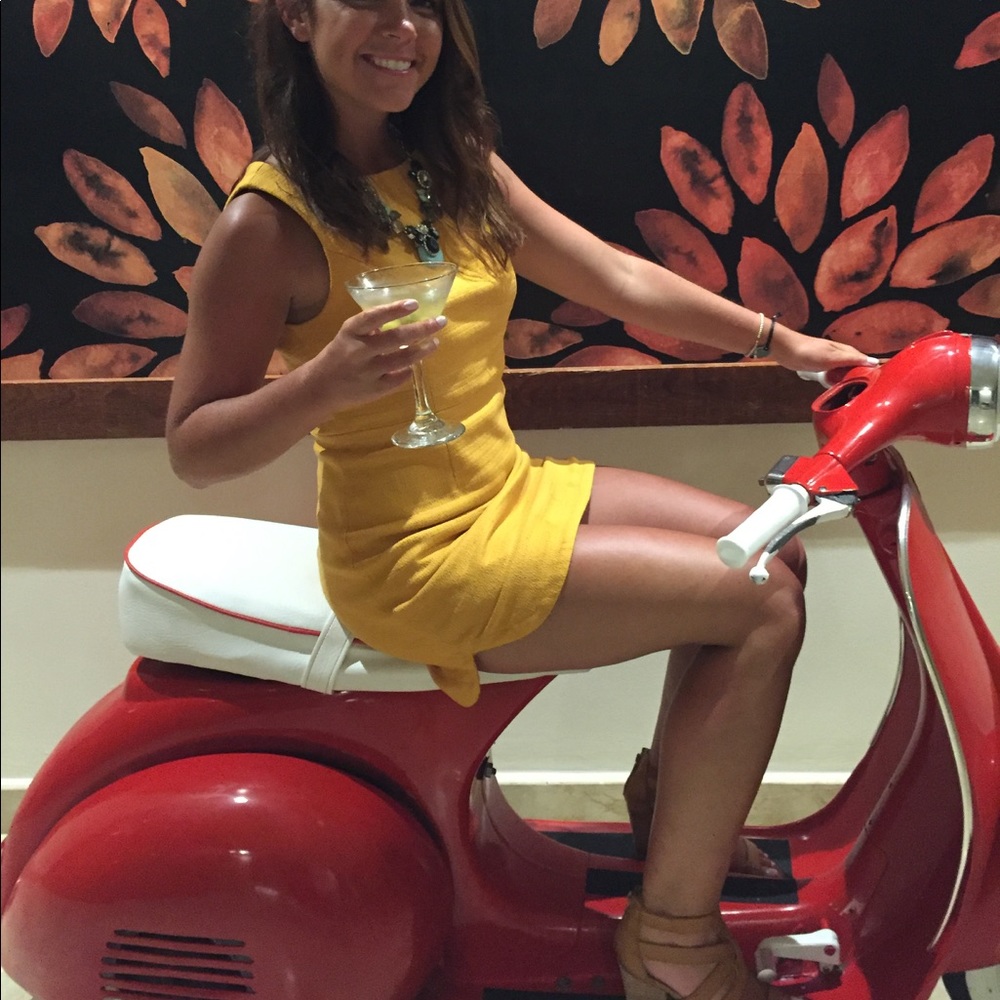 60s inspired mini dress