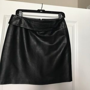 Leather skirt