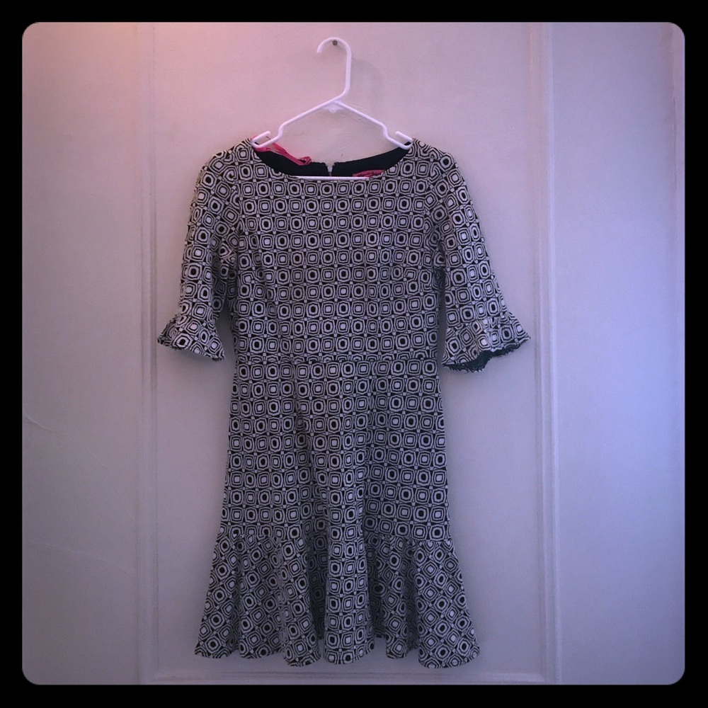 Betsey Johnson abstract print dress