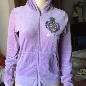 Juicy Couture zip up hooded jacket size M