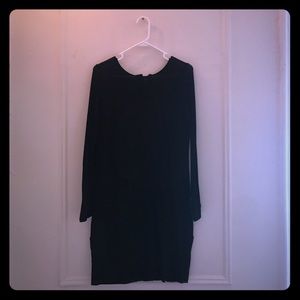 And Taylor black shift dress