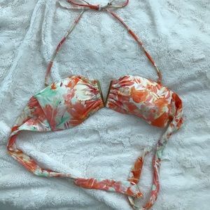 Floral Victoria's Secret bikini top