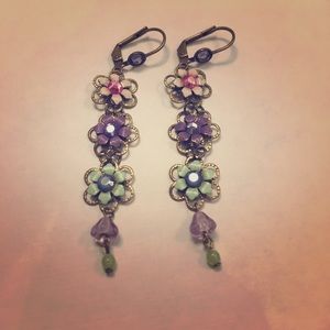 Michal Negrin floral earrings