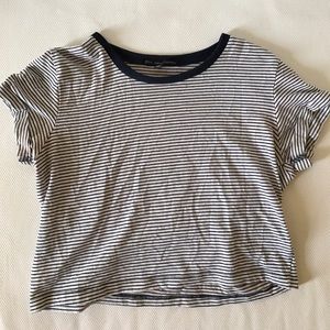 UO Striped Cropped Tee
