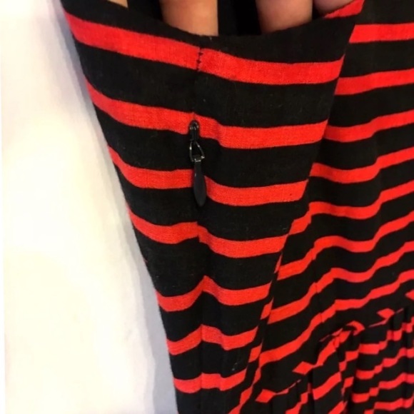 J Crew Size 0 Striped Derby Skater Dress - Picture 4 of 6